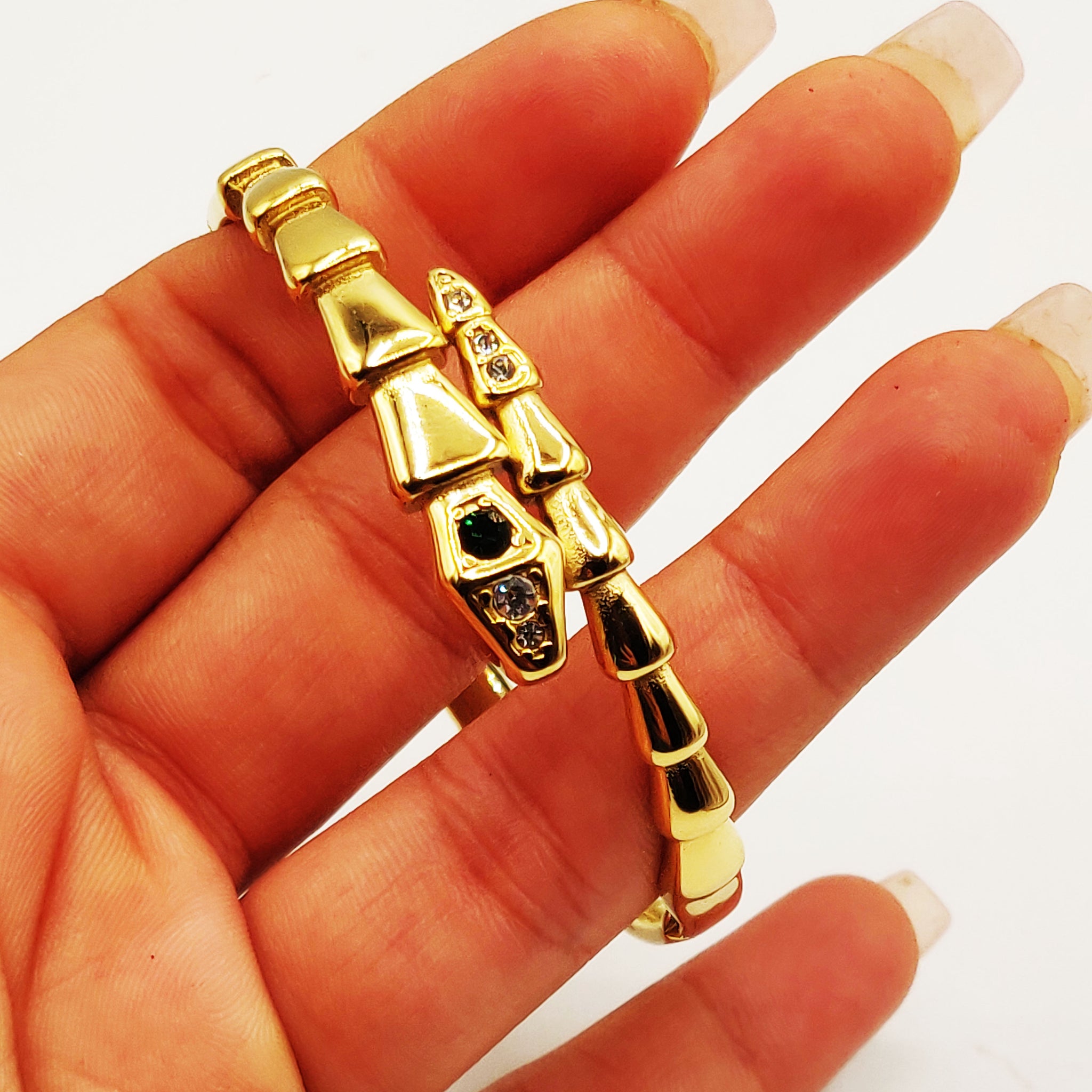 Bracelet Rigide Serpent B Luxe