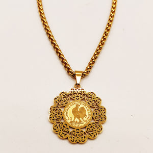 Collier Torsade Louise Coq Tour Coeurs Orientaux Luxe