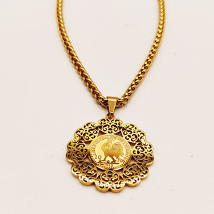 Collier Torsade Louise Coq Tour Coeurs Orientaux Luxe