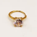 Bague Fiançailles Gros Cristal