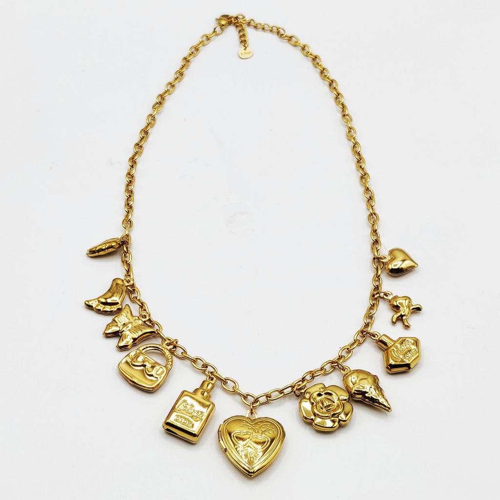 Collier Chaîne Bibelots Beauté et Coeurs Luxe