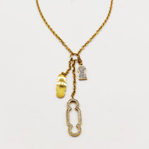Collier Triple Pendentifs Bab El Mansour Luxe
