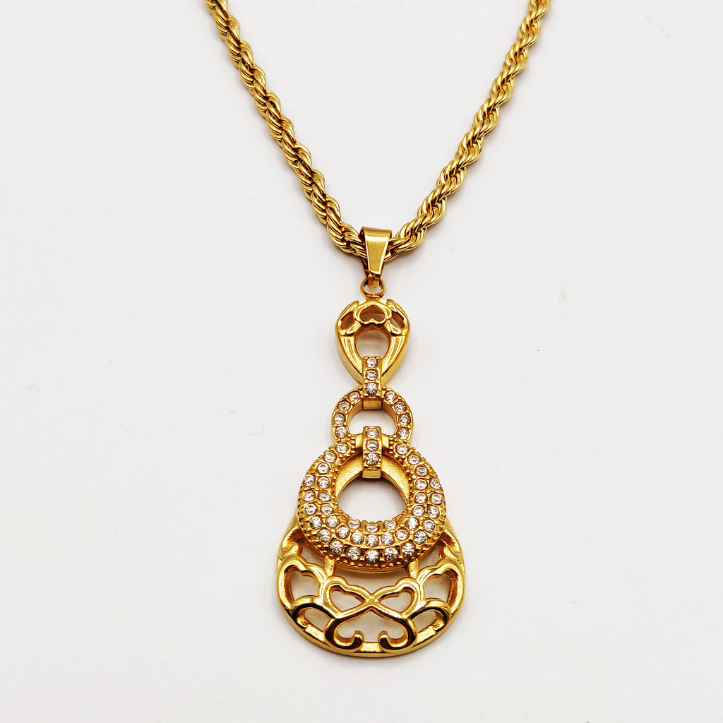Collier Goutte Orientale Infinity Luxe