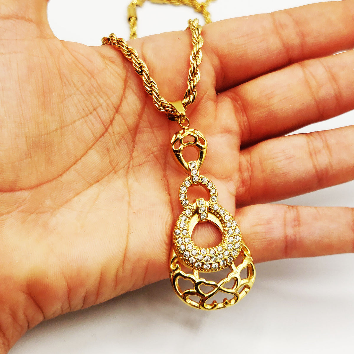Collier Goutte Orientale Infinity Luxe