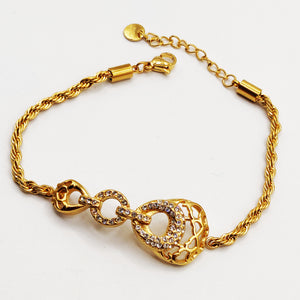 Bracelet Goutte Orientale Infinity Luxe
