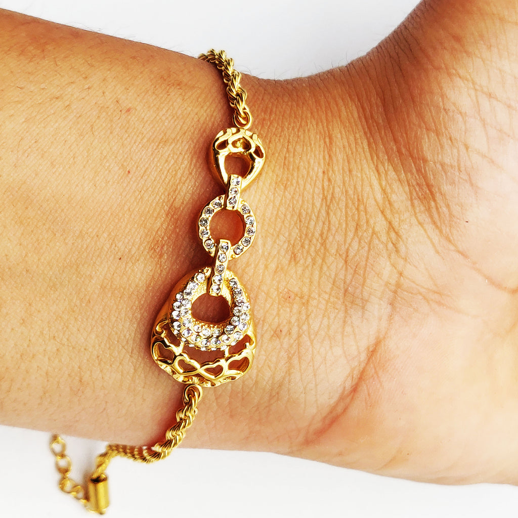 Bracelet Goutte Orientale Infinity Luxe