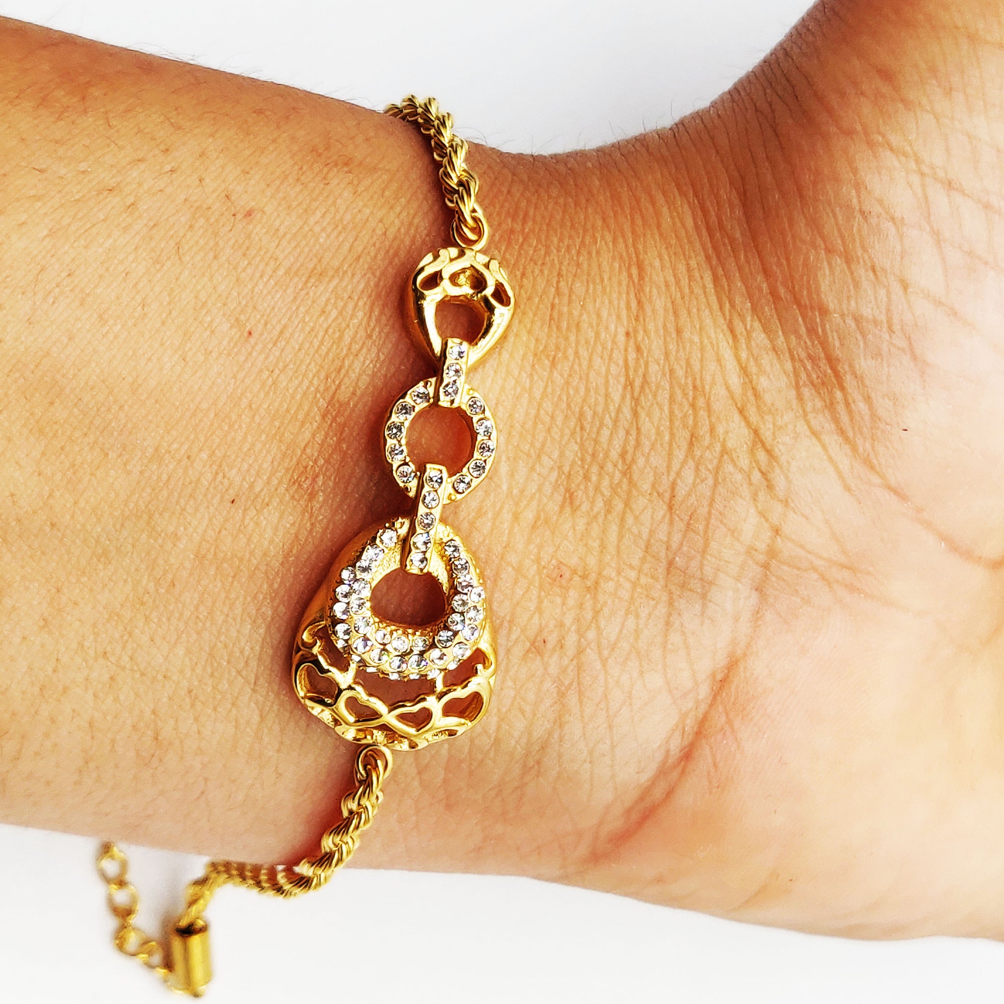 Bracelet Goutte Orientale Infinity Luxe