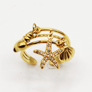 Bague Pendentifs Coquillages