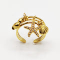 Bague Pendentifs Coquillages