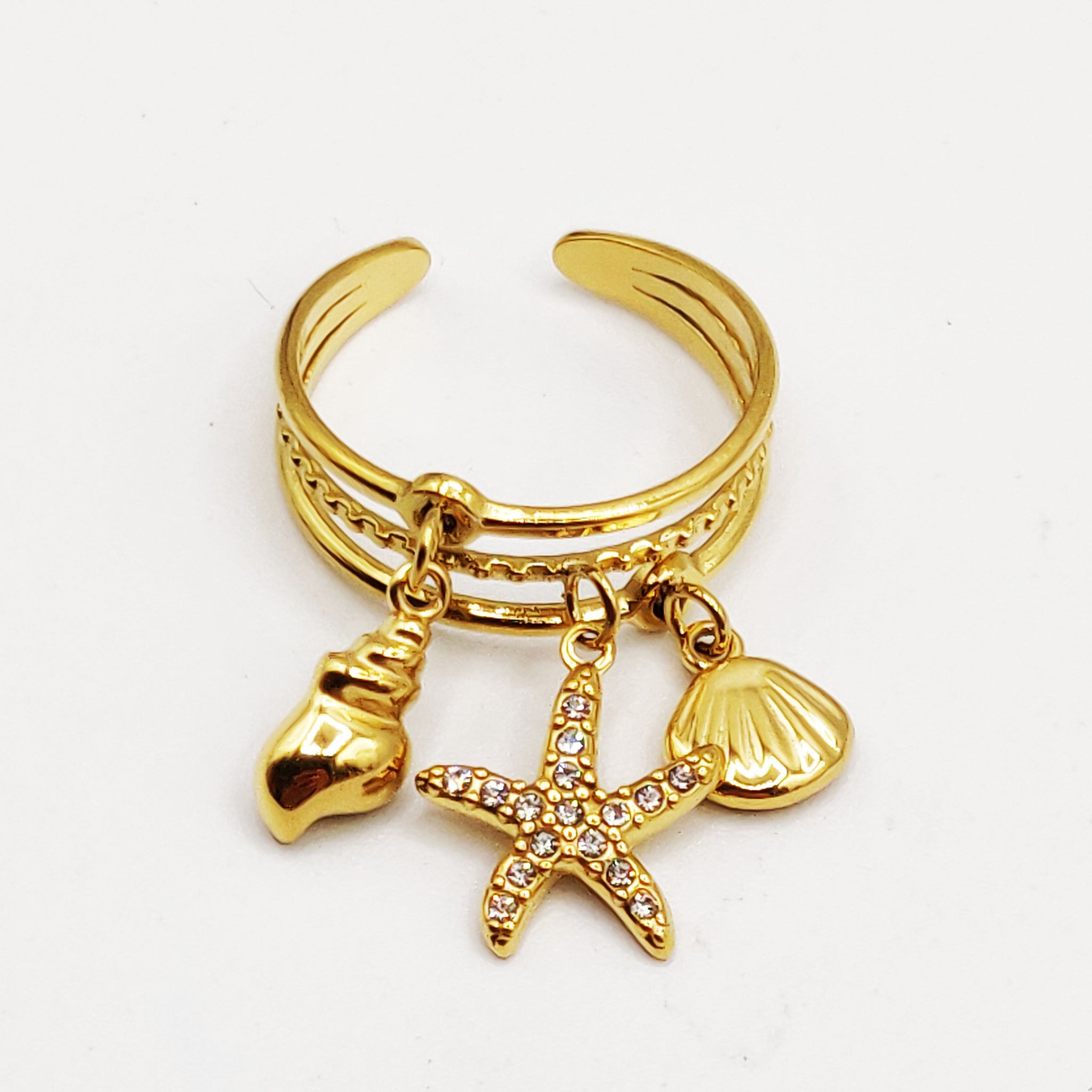 Bague Pendentifs Coquillages