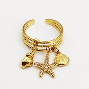 Bague Pendentifs Coquillages