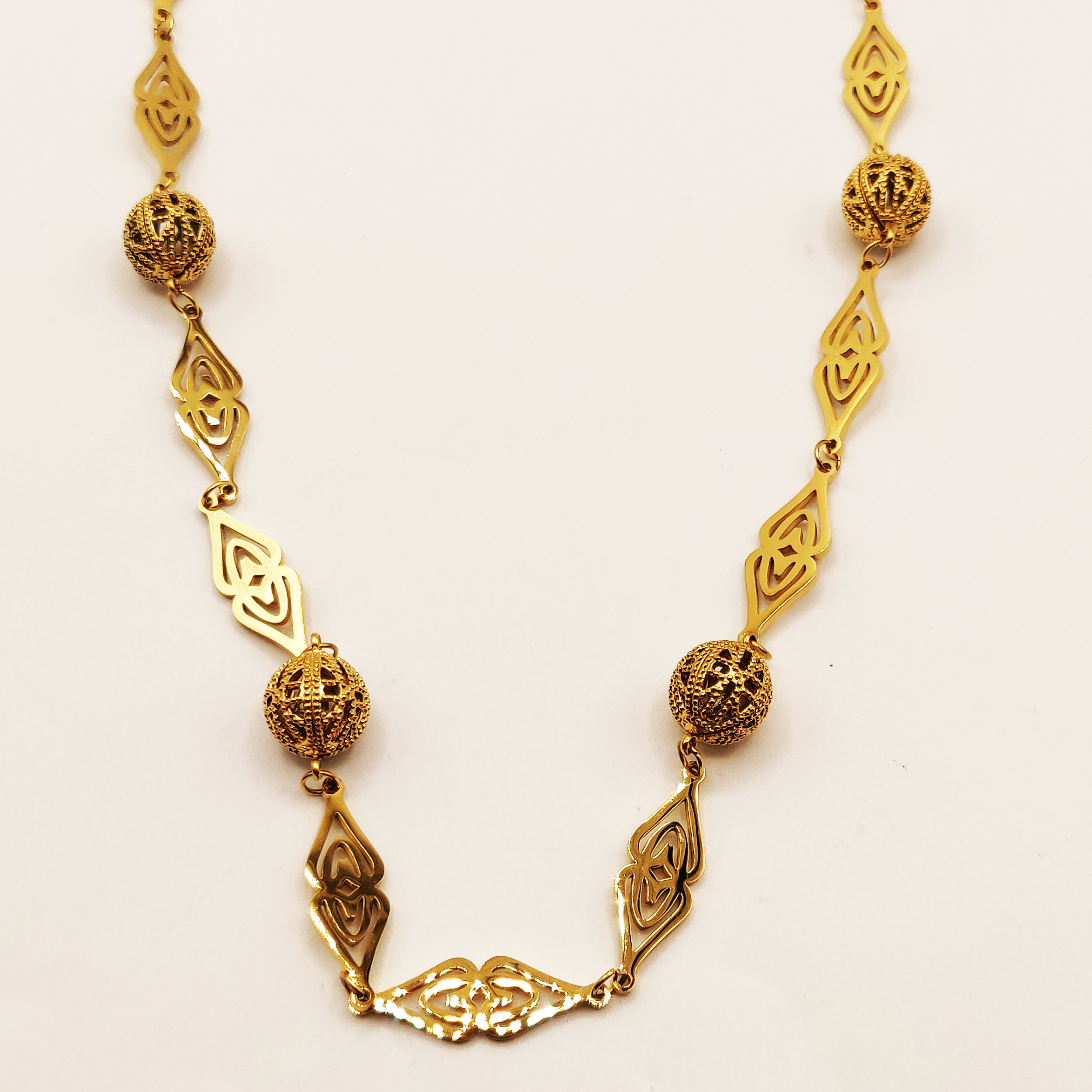 Collier / Sautoir Boules Orientales Luxe