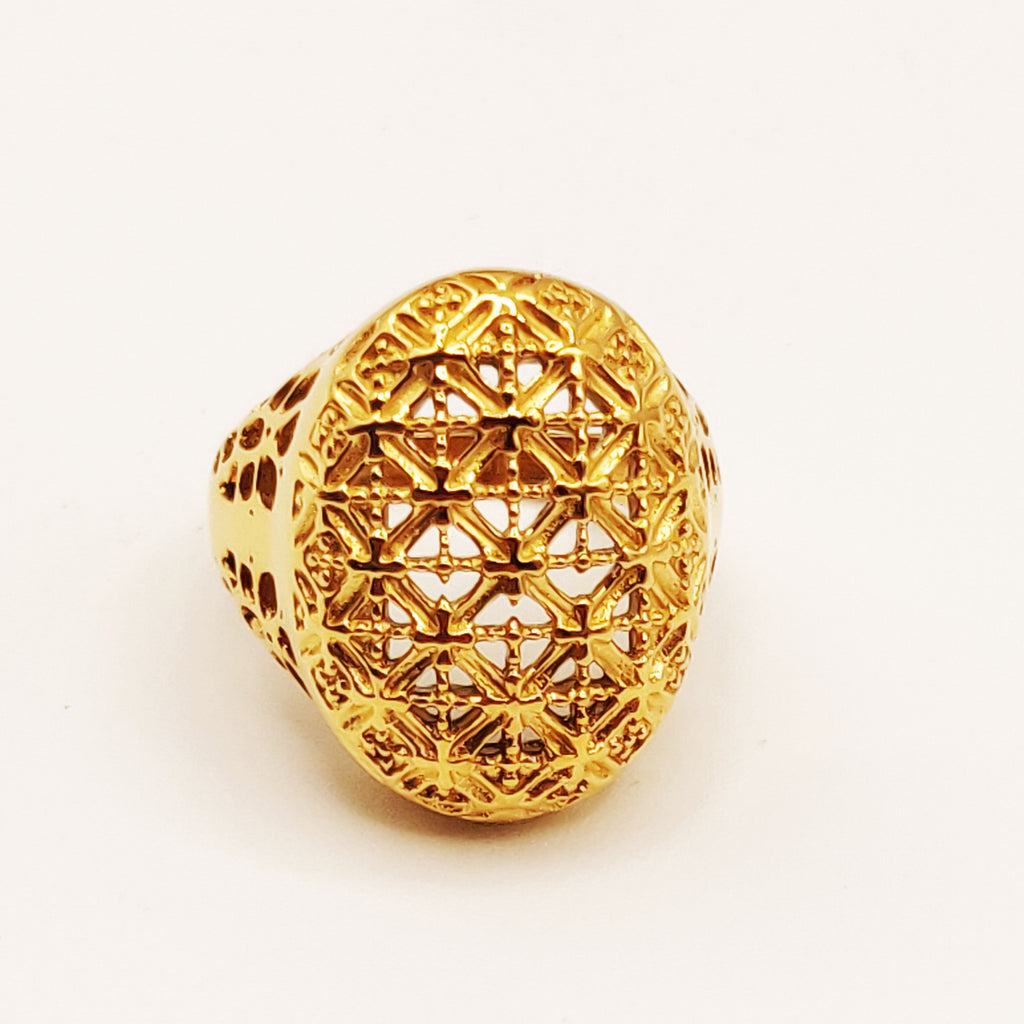 Bague Ovale Oriental Premium Luxe