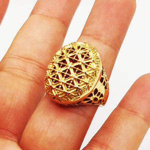 Bague Ovale Oriental Premium Luxe