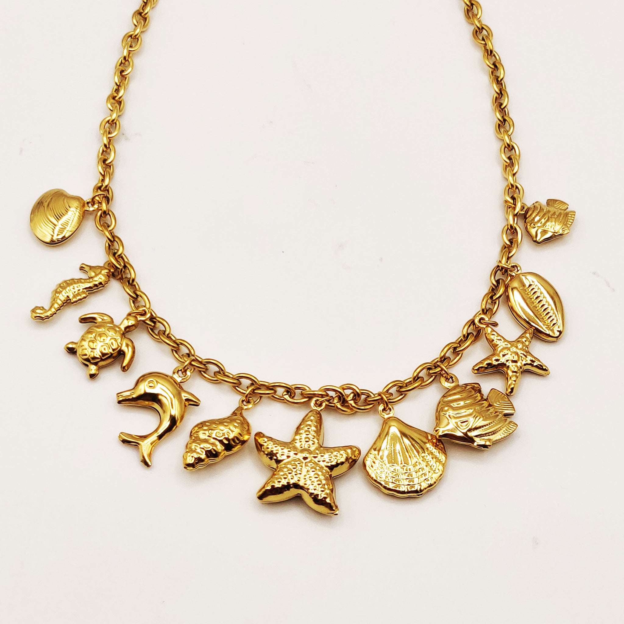 Collier Chaîne Bibelots Aquatiques Luxe