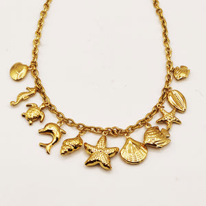 Collier Chaîne Bibelots Aquatiques Luxe