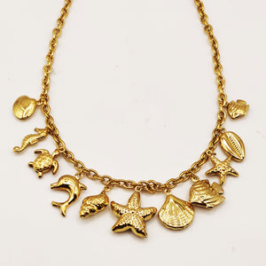Collier Chaîne Bibelots Aquatiques Luxe