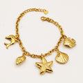 Bracelet Chaîne Bibelots Aquatiques Luxe