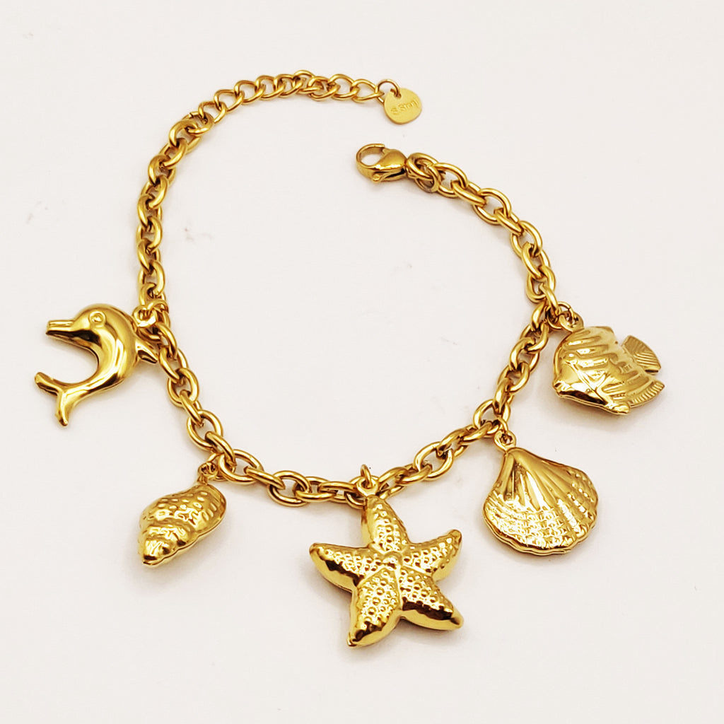 Bracelet Chaîne Bibelots Aquatiques Luxe