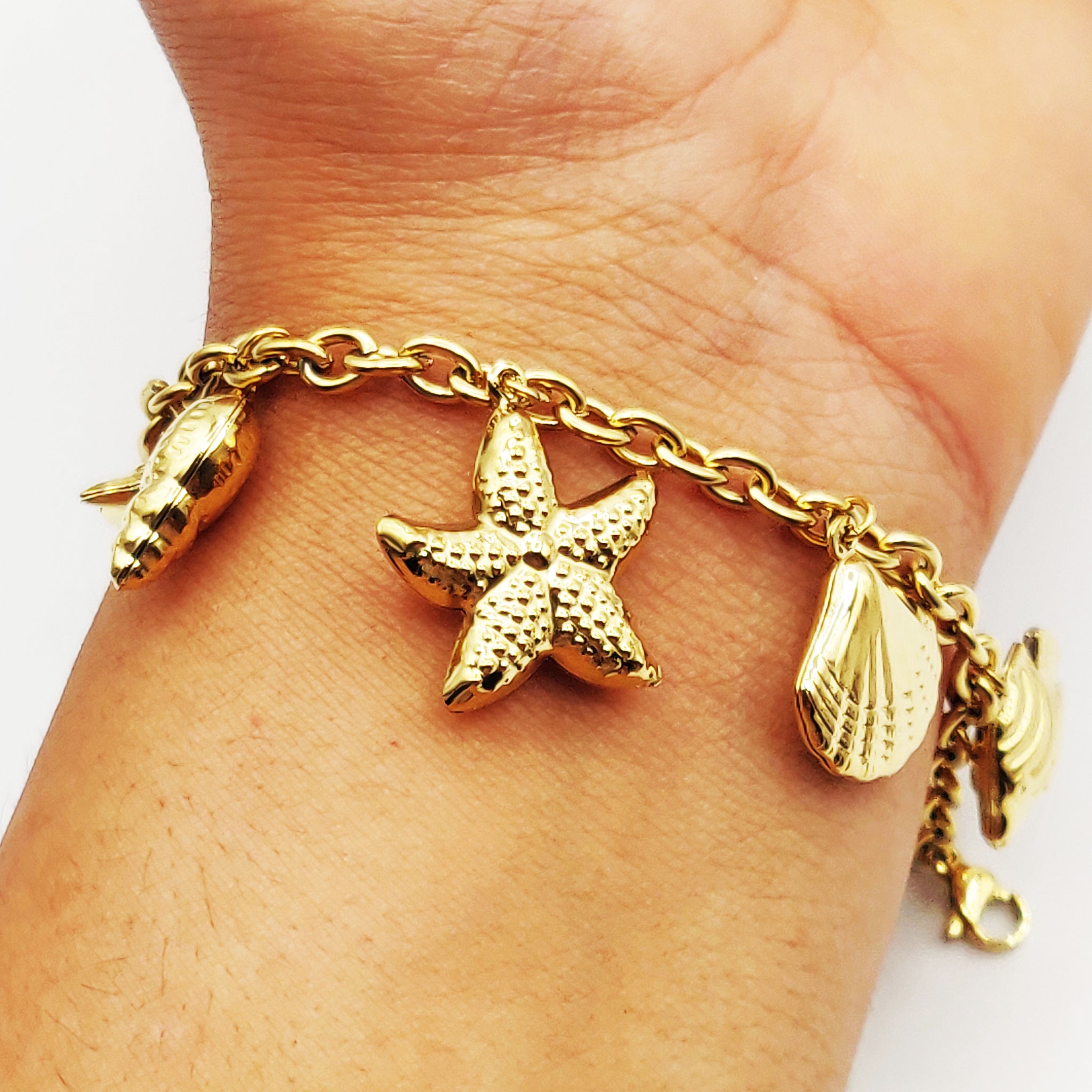 Bracelet Chaîne Bibelots Aquatiques Luxe