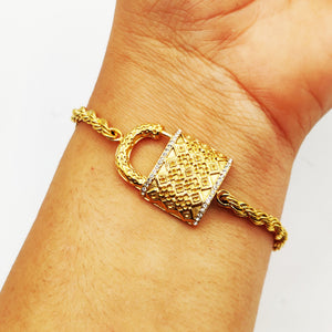 Bracelet Torsade Cadenas Premium Luxe