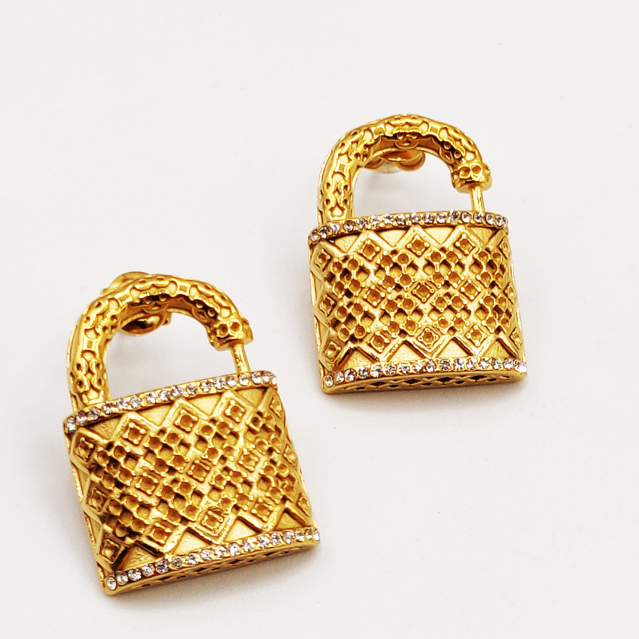 Boucles d'oreilles Torsade Cadenas Premium Luxe