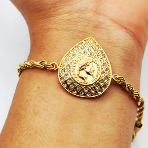 Bracelet Torsade Goutte Premium Louise Napoléon Luxe