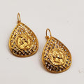 Boucles d'oreilles Torsade Goutte Premium Louise Napoléon Luxe