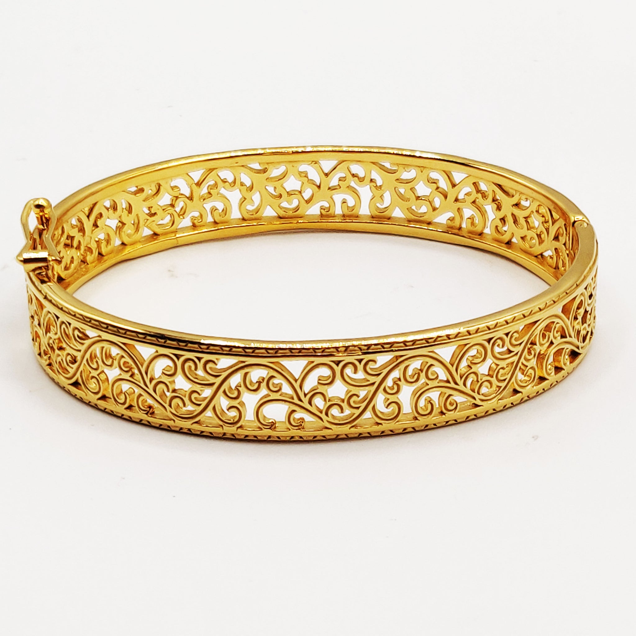 Bracelet Rigide Motifs Orientaux Premium Luxe