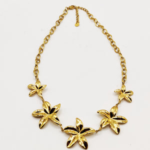 Collier Chaîne Fleurs Stylish Luxe