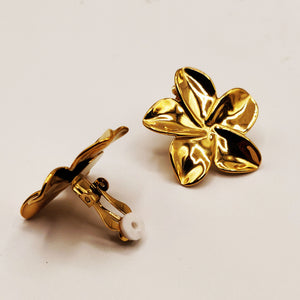 Boucles d'oreilles Chaîne Fleurs Stylish Luxe