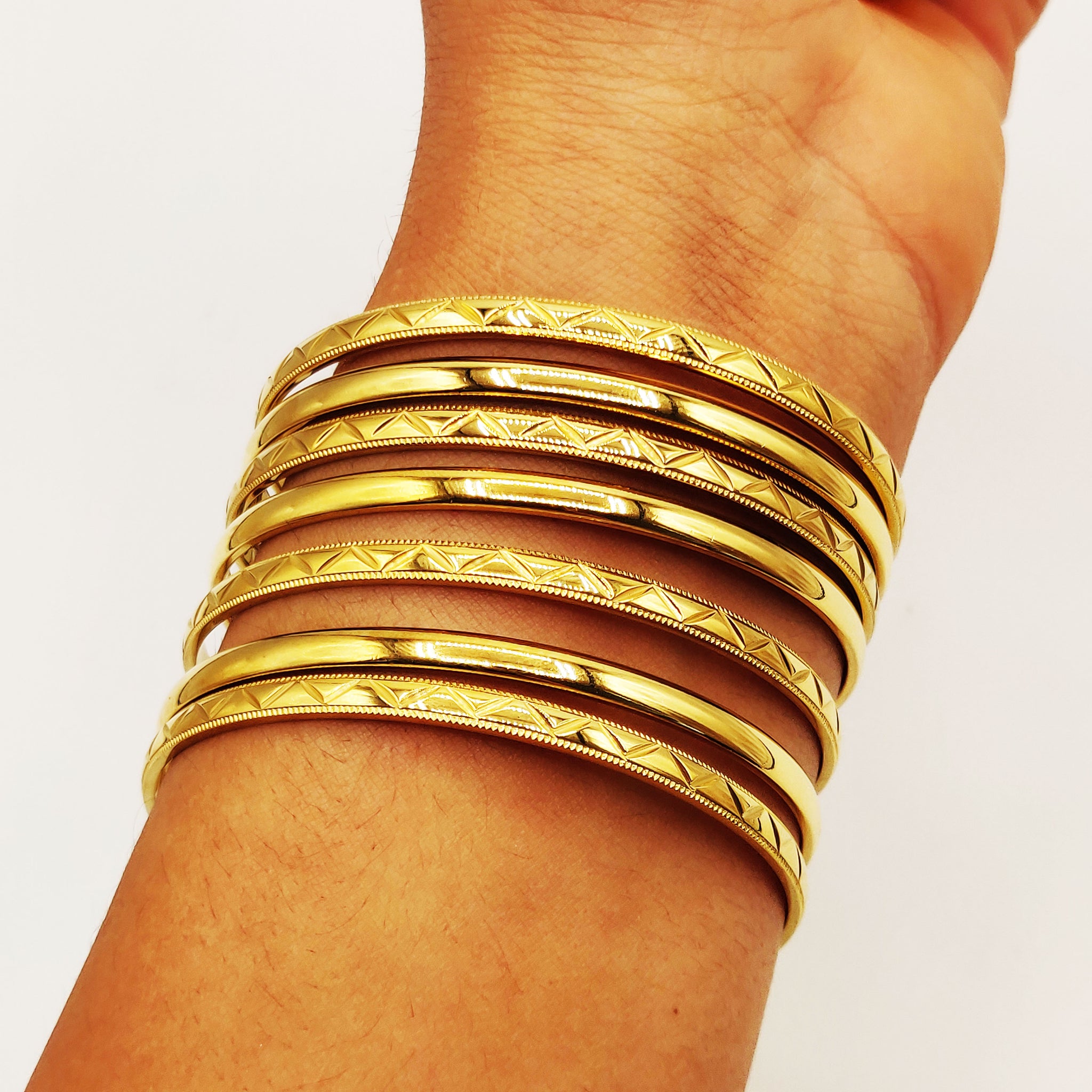 7 Bracelets Motifs Zig Zag Luxe