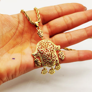 Collier Torsade Main de Fatma Motifs Orientaux Pendentifs Petites Mains Luxe