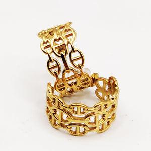 Boucles d'oreilles Multi H Luxe Emmêlés
