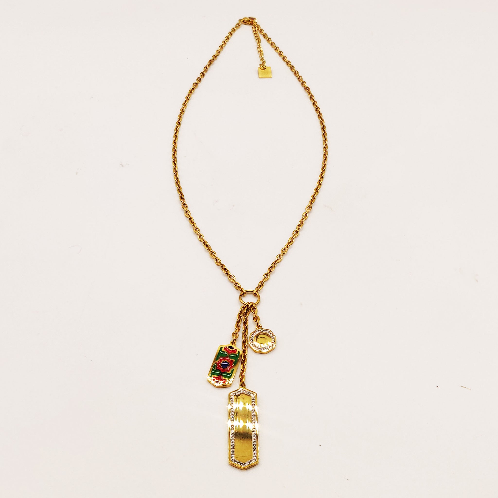 Collier Rafinity Triple Pendentifs Luxe