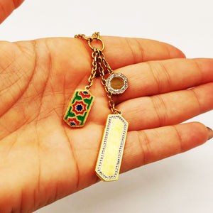 Collier Rafinity Triple Pendentifs Luxe