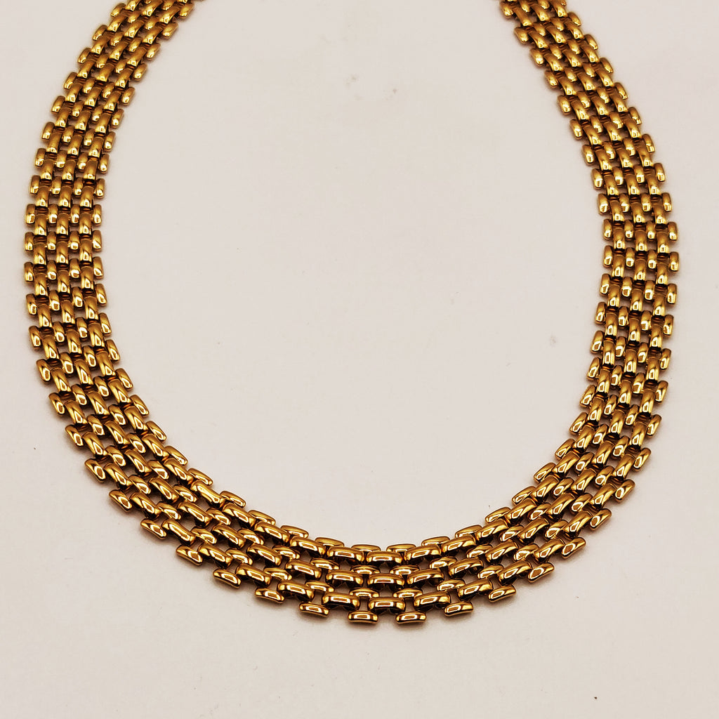 Collier Chaîne à Maillons Large Luxe