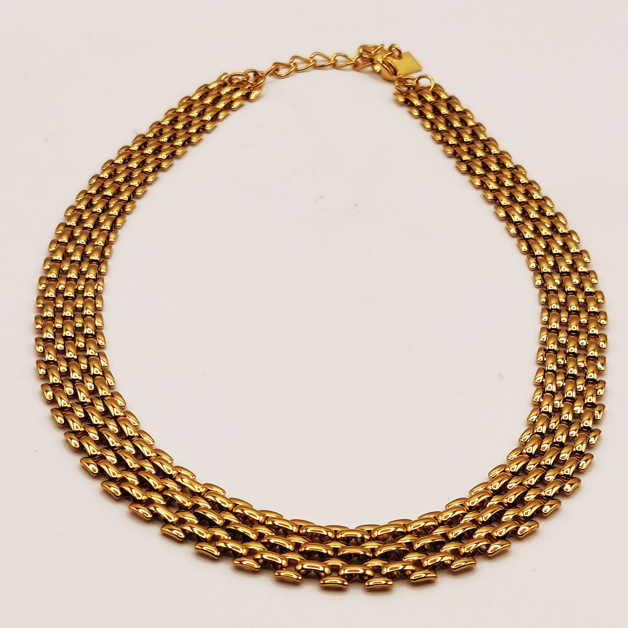 Collier Chaîne à Maillons Large Luxe