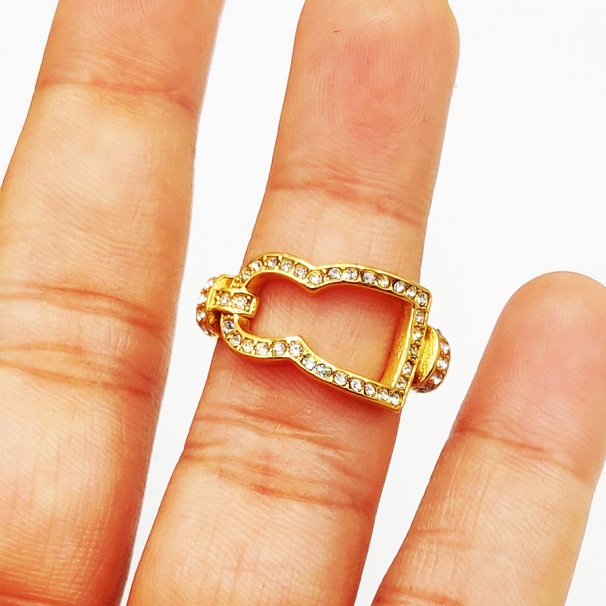 Bague Grand Bab El mansour Creux Cristaux Luxe