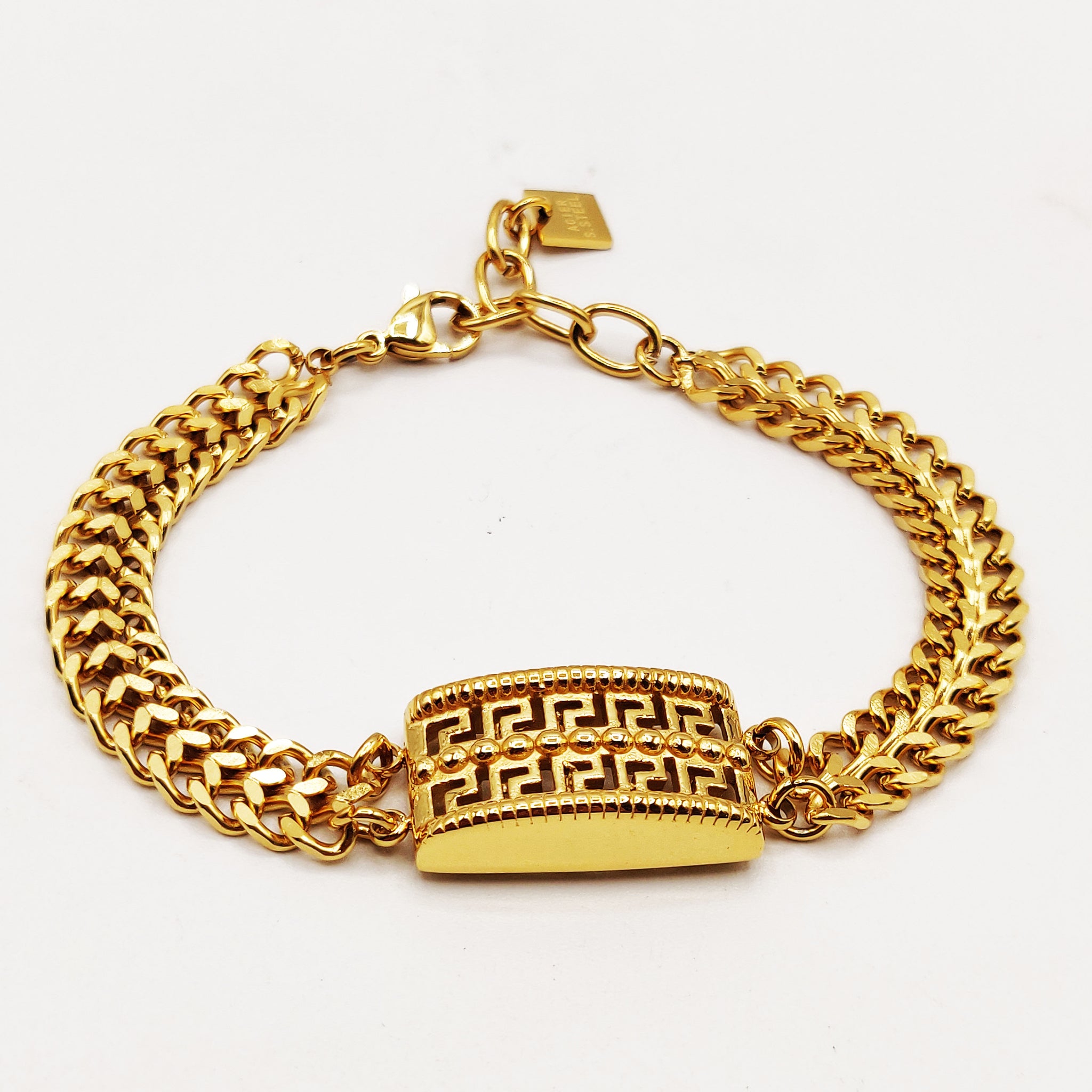 Bracelet Motifs V Luxe Multi Tresses