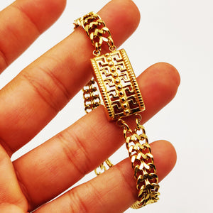 Bracelet Motifs V Luxe Multi Tresses