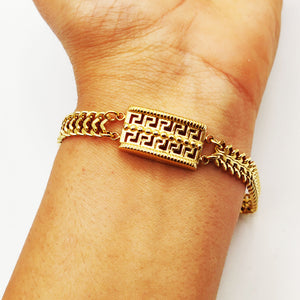 Bracelet Motifs V Luxe Multi Tresses