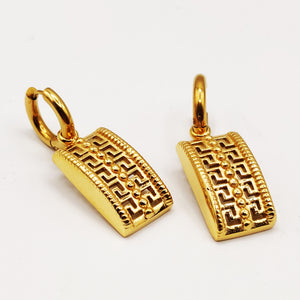 Boucles d'oreilles Motifs V Luxe Multi Tresses
