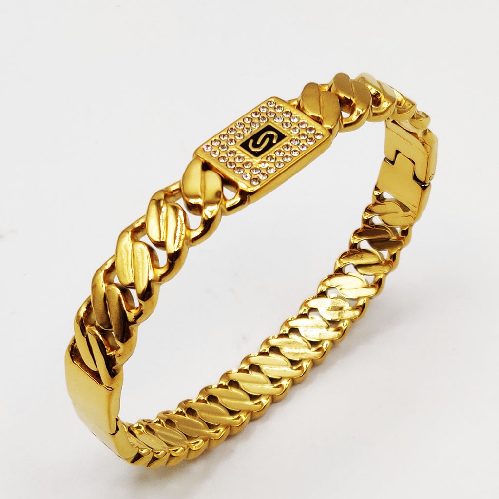 Bracelet Rigide Tresse Monte Carlo Luxe