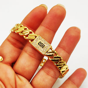 Bracelet Rigide Tresse Monte Carlo Luxe