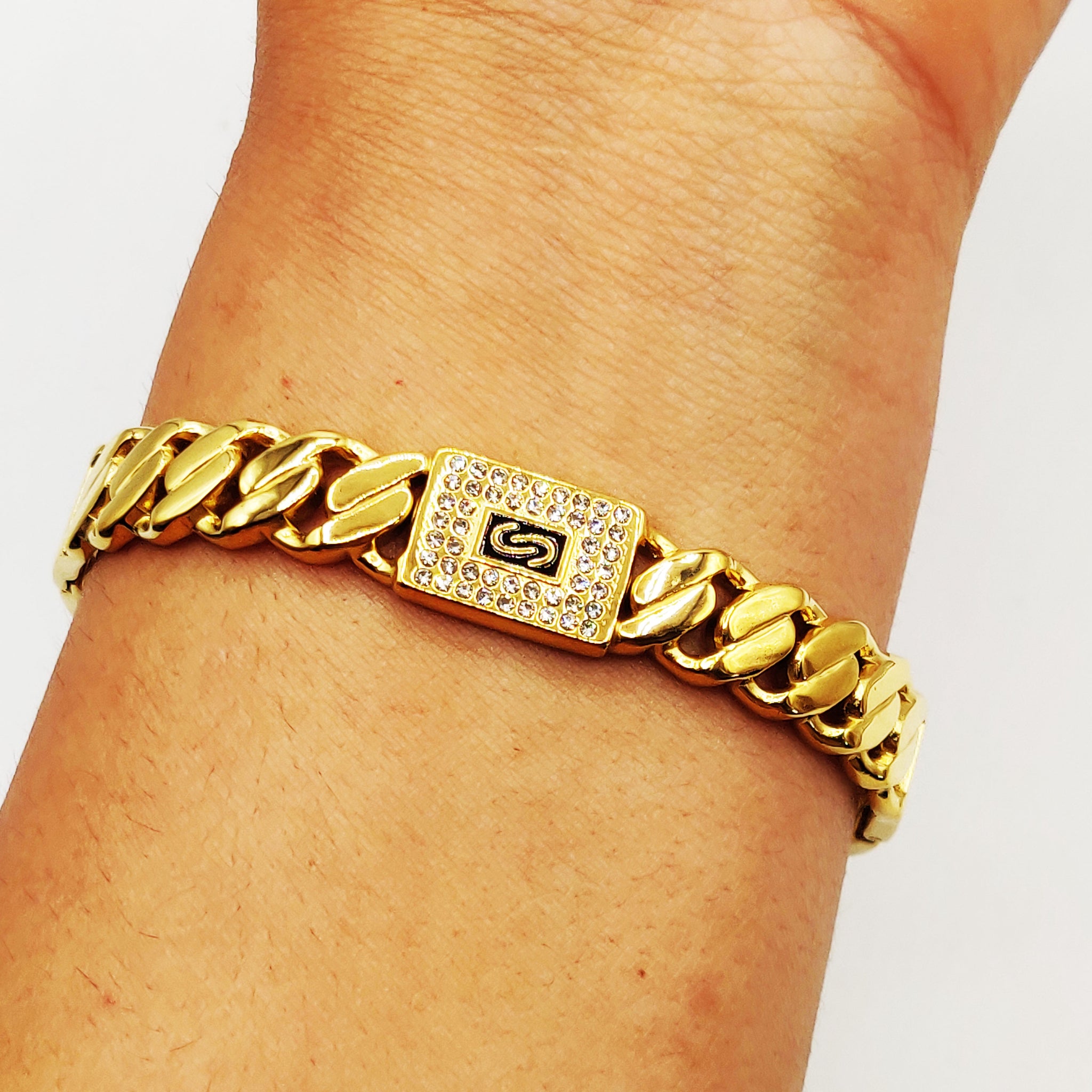 Bracelet Rigide Tresse Monte Carlo Luxe