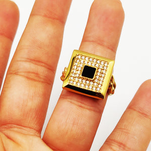 Bague Tresse Monte Carlo Carré Luxe
