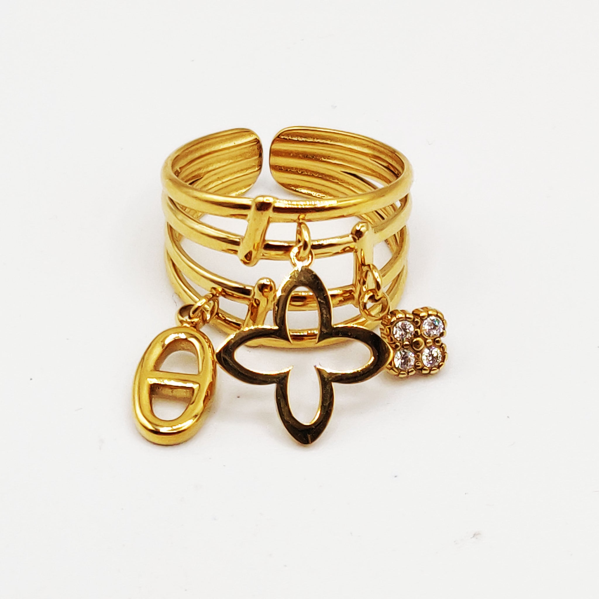 Bague Pendentifs Trèfles H Luxe