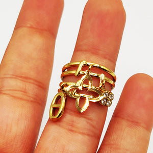 Bague Pendentifs Trèfles H Luxe