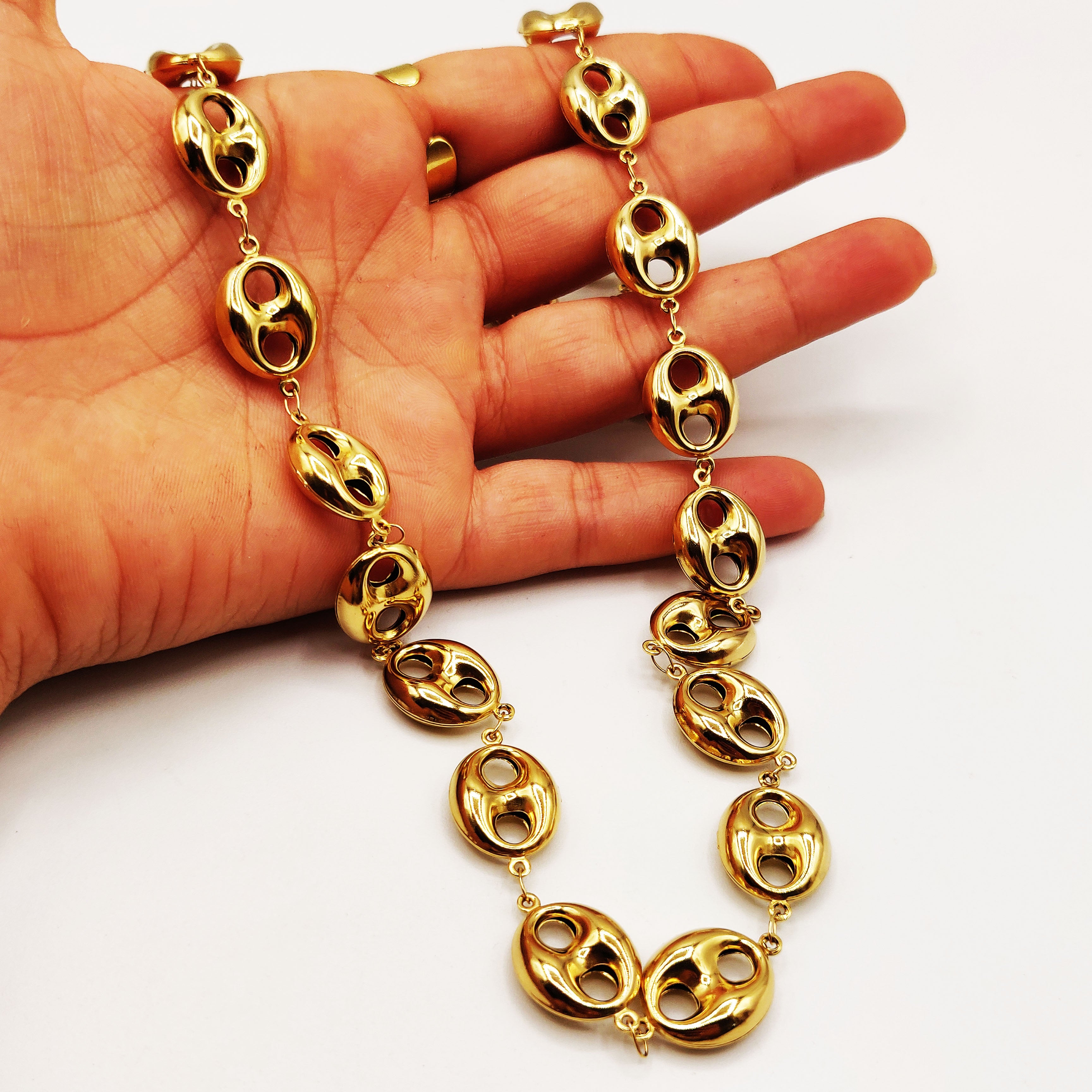 Collier / Sautoir Multi Graines de Café Luxe